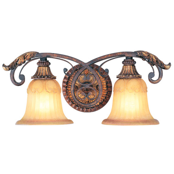 Bathroom Fixtures Two Lights by Livex Lighting ( 107 | 8552-63 Villa Verona ) 