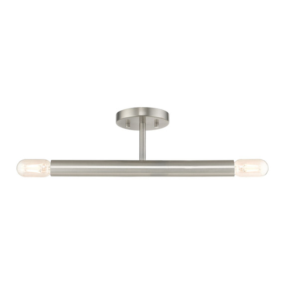 Semi-Flush Mts. Exposed Lamps by Livex Lighting ( 107 | 51139-91 Copenhagen ) 