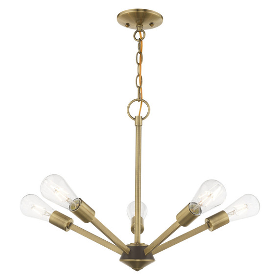 Mini Chandeliers Starburst by Livex Lighting ( 107 | 51155-01 Prague ) 