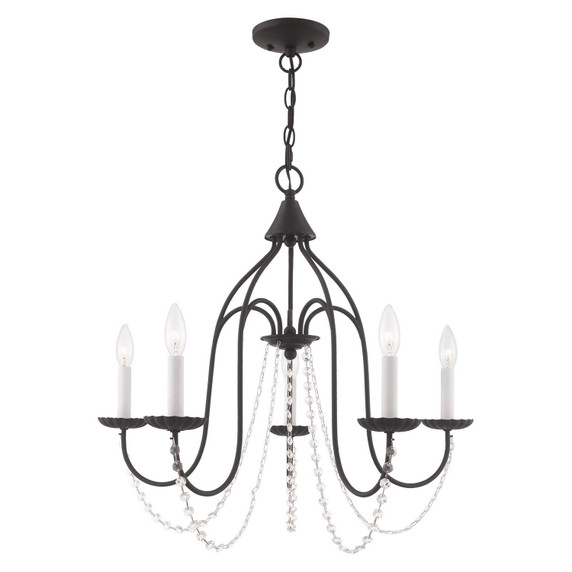 Mid. Chandeliers Candle by Livex Lighting ( 107 | 40795-04 Alessia ) 