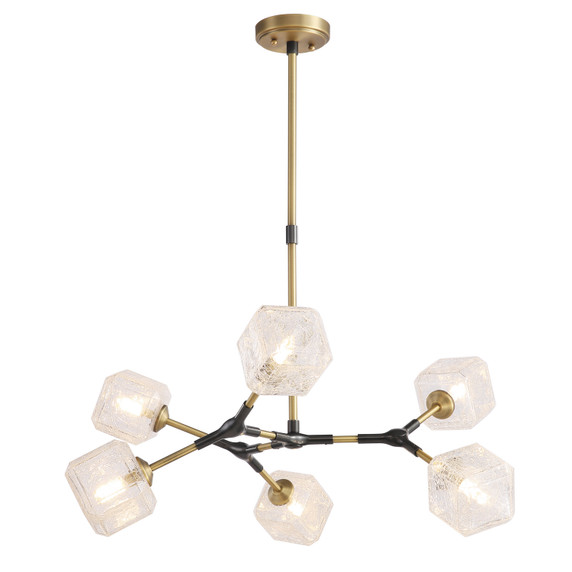 Large Chandeliers Glass Shade by Kanova & Co. ( 508 | KCH0122-6ANB Matterhorn ) 