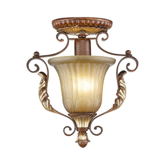 Semi-Flush Mts. Bowl Style by Livex Lighting ( 107 | 8578-63 Villa Verona ) 