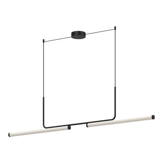Linear/Island Cylindrical/Tubular by Kuzco Lighting ( 347 | LP73073-BK Vesper ) 