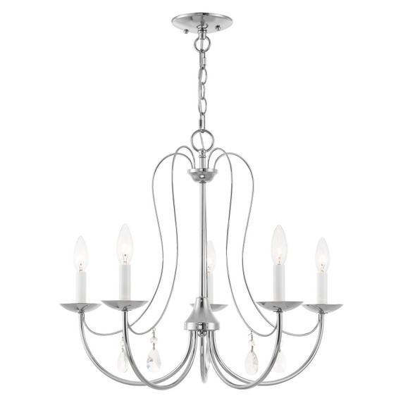 Mid. Chandeliers Candle by Livex Lighting ( 107 | 40865-05 Mirabella ) 
