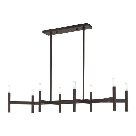 Linear/Island 4 Light + by Livex Lighting ( 107 | 51178-07 Copenhagen ) 