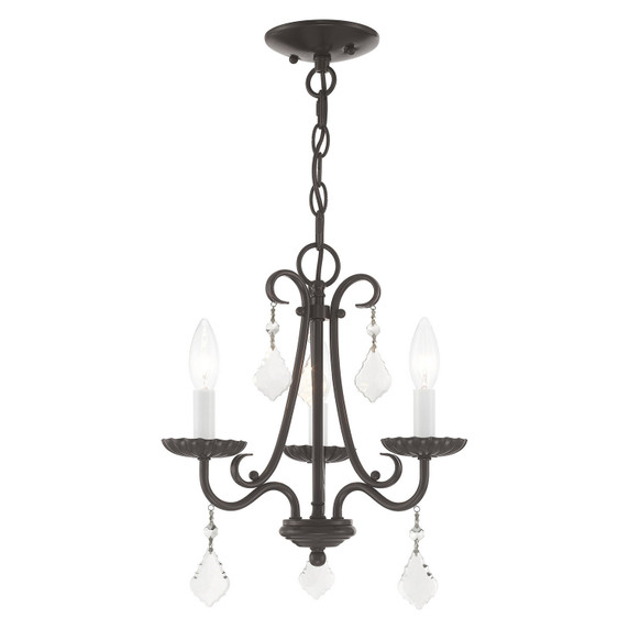 Mini Chandeliers Candle by Livex Lighting ( 107 | 40873-92 Daphne ) 