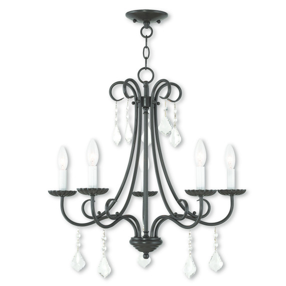 Mid. Chandeliers Candle by Livex Lighting ( 107 | 40875-92 Daphne ) 