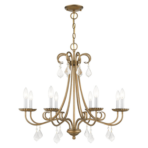 Mid. Chandeliers Candle by Livex Lighting ( 107 | 40878-48 Daphne ) 