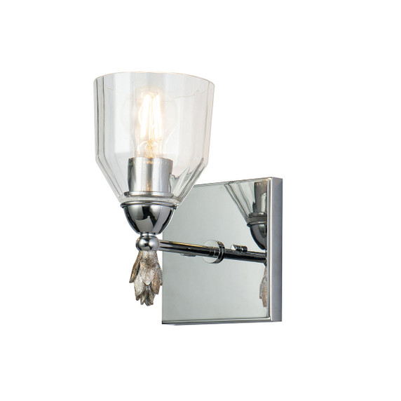 Sconces Single Glass by Lucas + McKearn ( 175 | BB1000PC-1-F1S Felice ) 