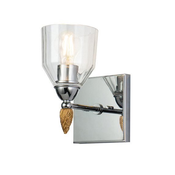 Sconces Single Glass by Lucas + McKearn ( 175 | BB1000PC-1-F2G Felice ) 