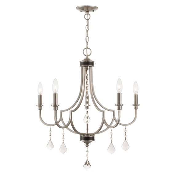 Mid. Chandeliers Candle by Livex Lighting ( 107 | 40885-91 Glendale ) 