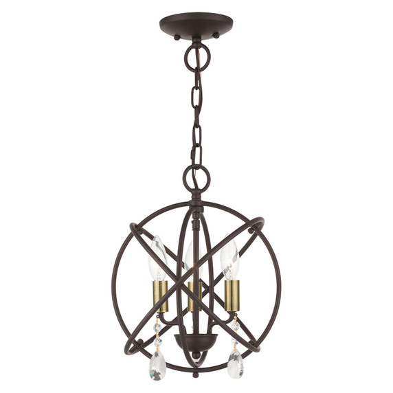 Mini Chandeliers Candle by Livex Lighting ( 107 | 40903-07 Aria ) 