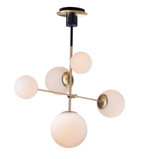 Large Chandeliers Geometric/Linear by Maxim ( 16 | 26037SWSBRBK Vesper ) 