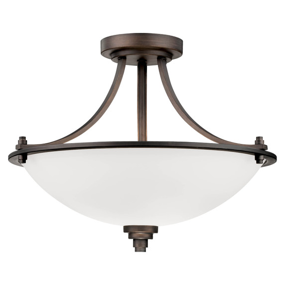 Semi-Flush Mts. Bowl Style by Millennium ( 59 | 7263-RBZ Bristo ) 