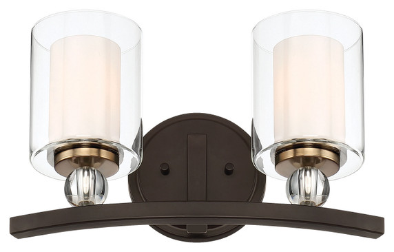 Bathroom Fixtures Two Lights by Minka-Lavery ( 7 | 3072-416 Studio 5 ) 