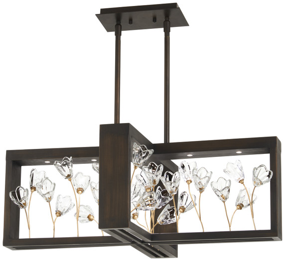 Linear/Island 4 Light + by Metropolitan ( 29 | N7965-730-L Maison Des Fleurs ) 