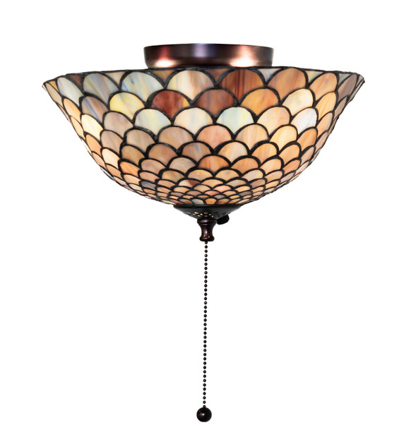 Fans Light Kits by Meyda Tiffany ( 57 | 27451 Tiffany Fishscale ) 