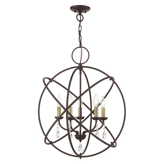 Mid. Chandeliers Candle by Livex Lighting ( 107 | 40905-07 Aria ) 