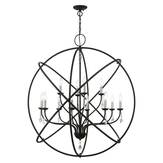Large Chandeliers Candle by Livex Lighting ( 107 | 40909-04 Aria ) 