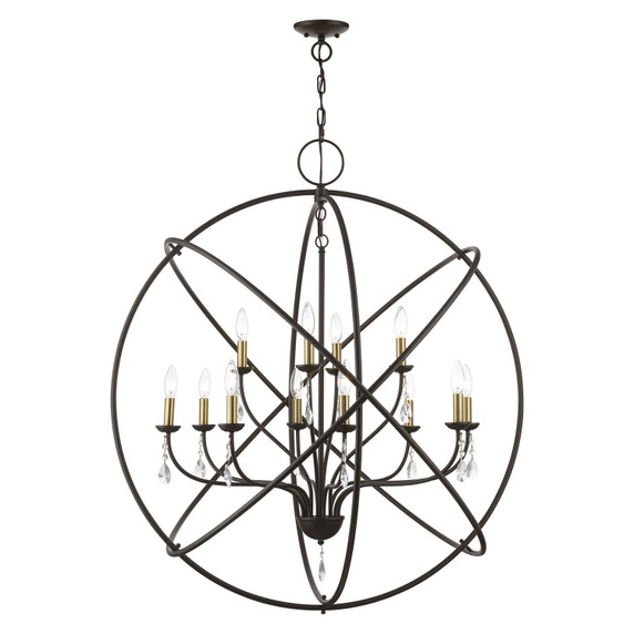 Large Chandeliers Candle by Livex Lighting ( 107 | 40909-07 Aria ) 