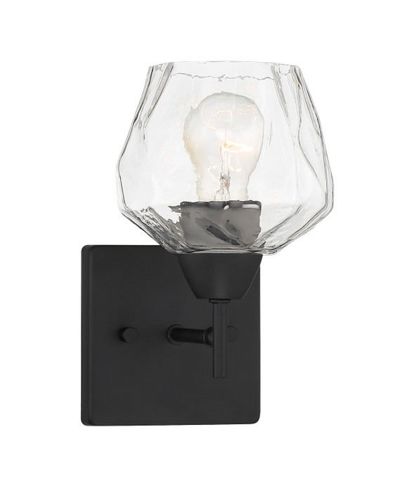 Sconces Single Glass by Minka-Lavery ( 7 | 3171-66A Camrin ) 