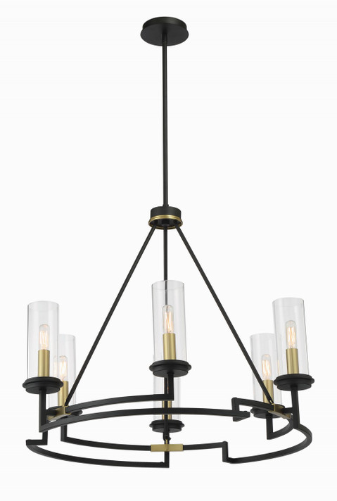 Mid. Chandeliers Glass Up by Minka-Lavery ( 7 | 3206-781 Hillstone ) 
