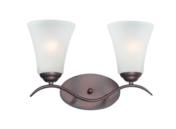 Bathroom Fixtures Two Lights by Maxim ( 16 | 12082FTOI Vital ) 