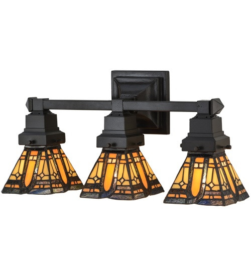 Bathroom Fixtures Three Lights by Meyda Tiffany ( 57 | 153627 Sierra Prairie Mission ) 