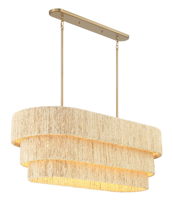 Linear/Island Drum Shade by Minka-Lavery ( 7 | 1227-894 Caviana ) 