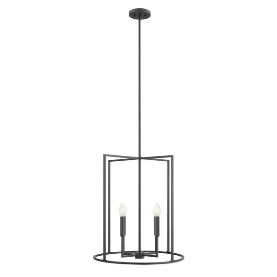 Foyer/Hall Lanterns Open Frame by Meridian ( 446 | M7044MBK ) 