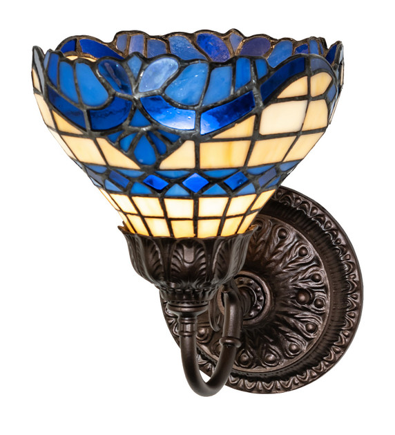 Sconces Single Glass by Meyda Tiffany ( 57 | 275648 Baroque ) 