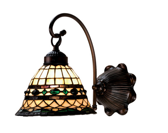 Sconces Single Glass by Meyda Tiffany ( 57 | 18529 Tiffany Roman ) 