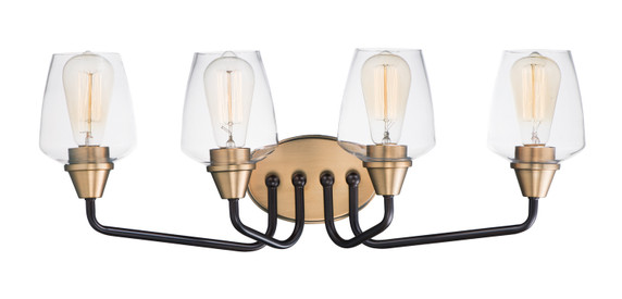 Bathroom Fixtures Four Lights by Maxim ( 16 | 26123CLBZAB Goblet ) 