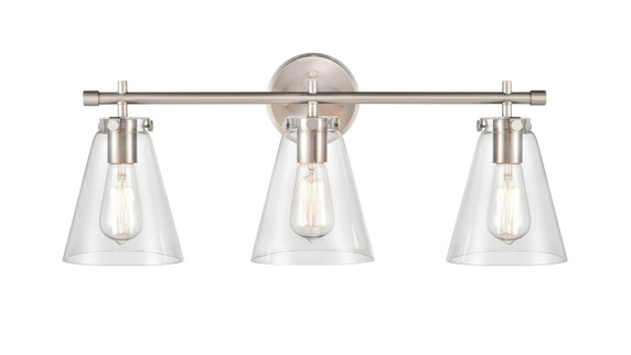 Bathroom Fixtures Three Lights by Millennium ( 59 | 8123-BN Aliza ) 