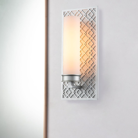 Sconces Single Glass by Lucas + McKearn ( 175 | BB1185LS-1 Ziggy ) 