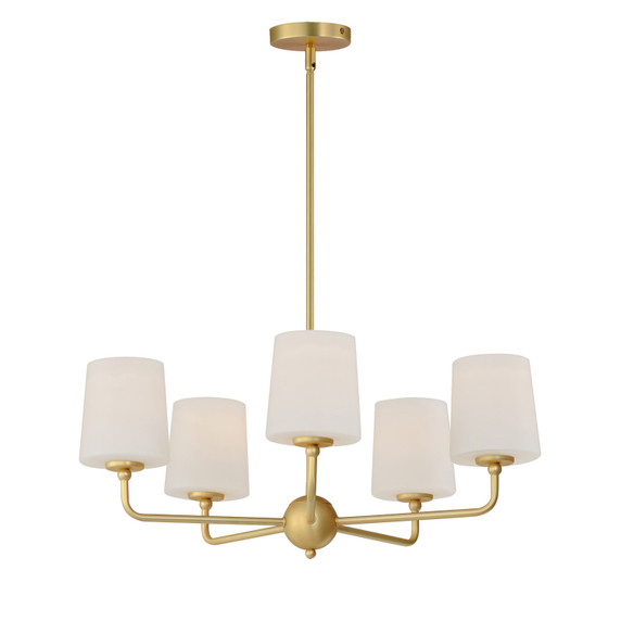 Mid. Chandeliers Glass Up by Maxim ( 16 | 12095SWSBR Bristol ) 