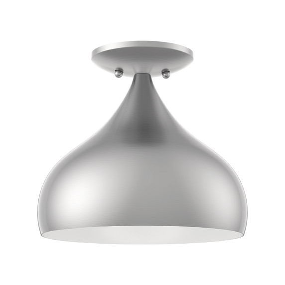 Semi-Flush Mts. Cage by Livex Lighting ( 107 | 40980-91 Amador ) 