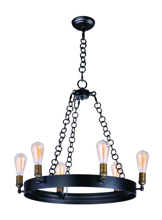 Mid. Chandeliers Candle by Maxim ( 16 | 26273BKNAB Noble ) 