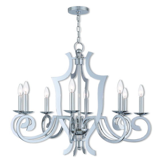 Mid. Chandeliers Candle by Livex Lighting ( 107 | 41008-05 Aldrich ) 