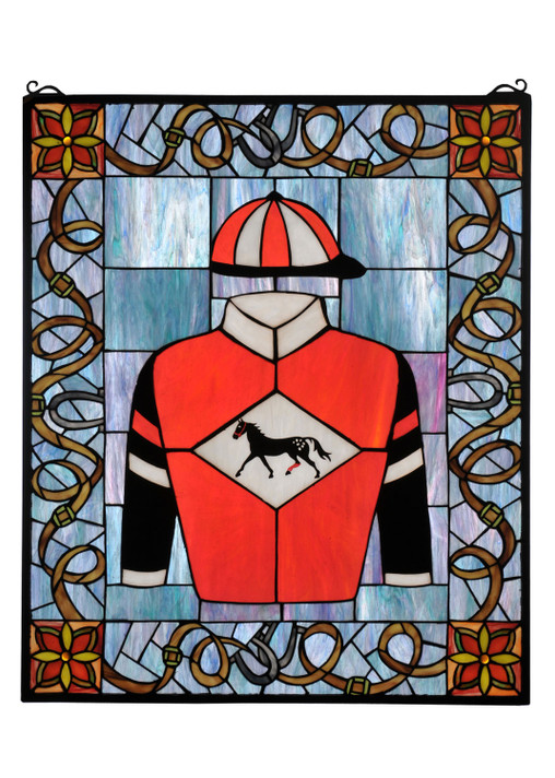 Home Accents Tiffany Windows/Wall Panels by Meyda Tiffany ( 57 | 99363 Jockey Silks ) 