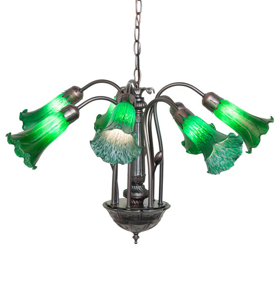 Mid. Chandeliers Glass Down by Meyda Tiffany ( 57 | 11604 Green ) 