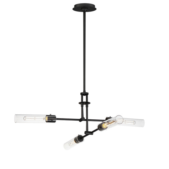 Mid. Chandeliers Glass Down by Maxim ( 16 | 26374CLBK Equilibrium ) 