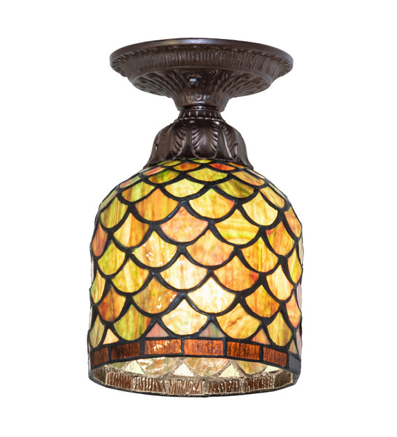 Semi-Flush Mts. Glass Down by Meyda Tiffany ( 57 | 276100 Acorn ) 