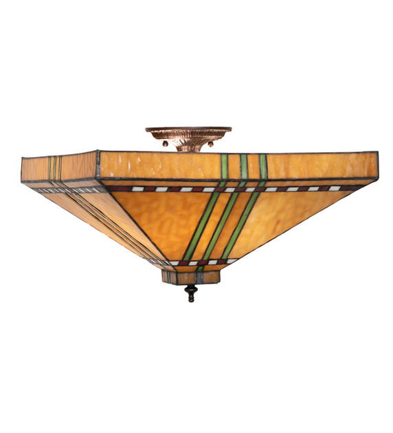 Semi-Flush Mts. Bowl Style by Meyda Tiffany ( 57 | 135004 Prairie Corn ) 