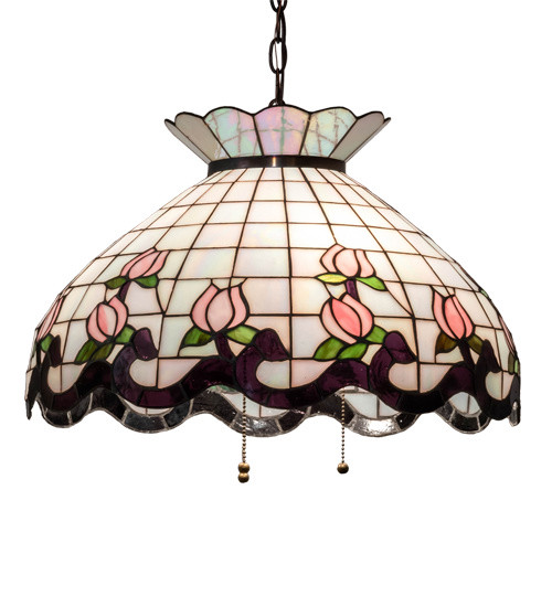 Mid. Chandeliers Glass Down by Meyda Tiffany ( 57 | 232764 Roseborder ) 