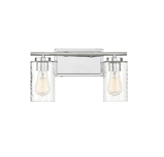 Bathroom Fixtures Two Lights by Meridian ( 446 | M80037CH Mbath ) 