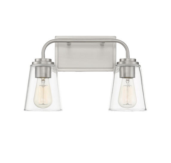 Bathroom Fixtures Two Lights by Meridian ( 446 | M80043BN Mbath ) 