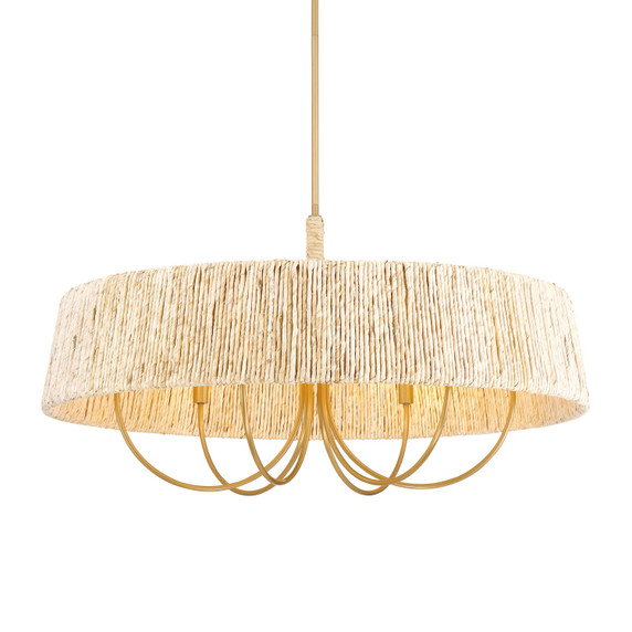 Mid. Chandeliers Drum Shade by Minka-Lavery ( 7 | 3606-732 Hellia ) 
