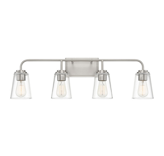 Bathroom Fixtures Four Lights by Meridian ( 446 | M80045BN Mbath ) 