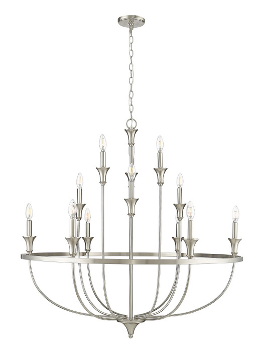 Large Chandeliers Candle by Millennium ( 59 | 28012-BN Emery ) 